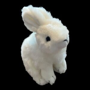 Macy's Holiday Lane Plush Bunny Rabbit Small White Very Good 08-PLSH5.5ANIMAL2